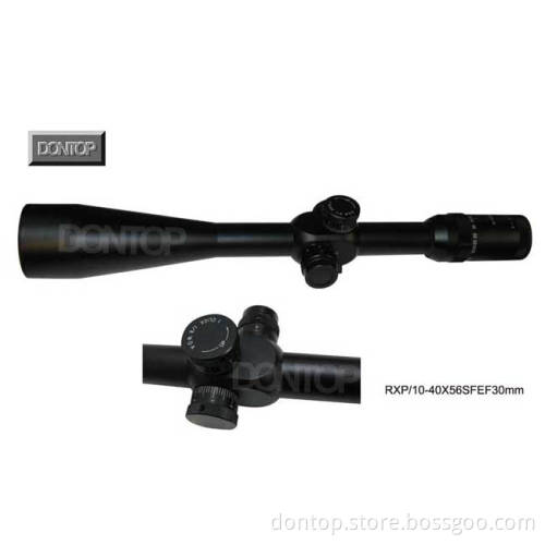 High Quality 10-40X56sfe First Focal Plane Sniper Rifle Scopes Etched Mil-DOT Reticule (RXP/10-40X56SFEF30)